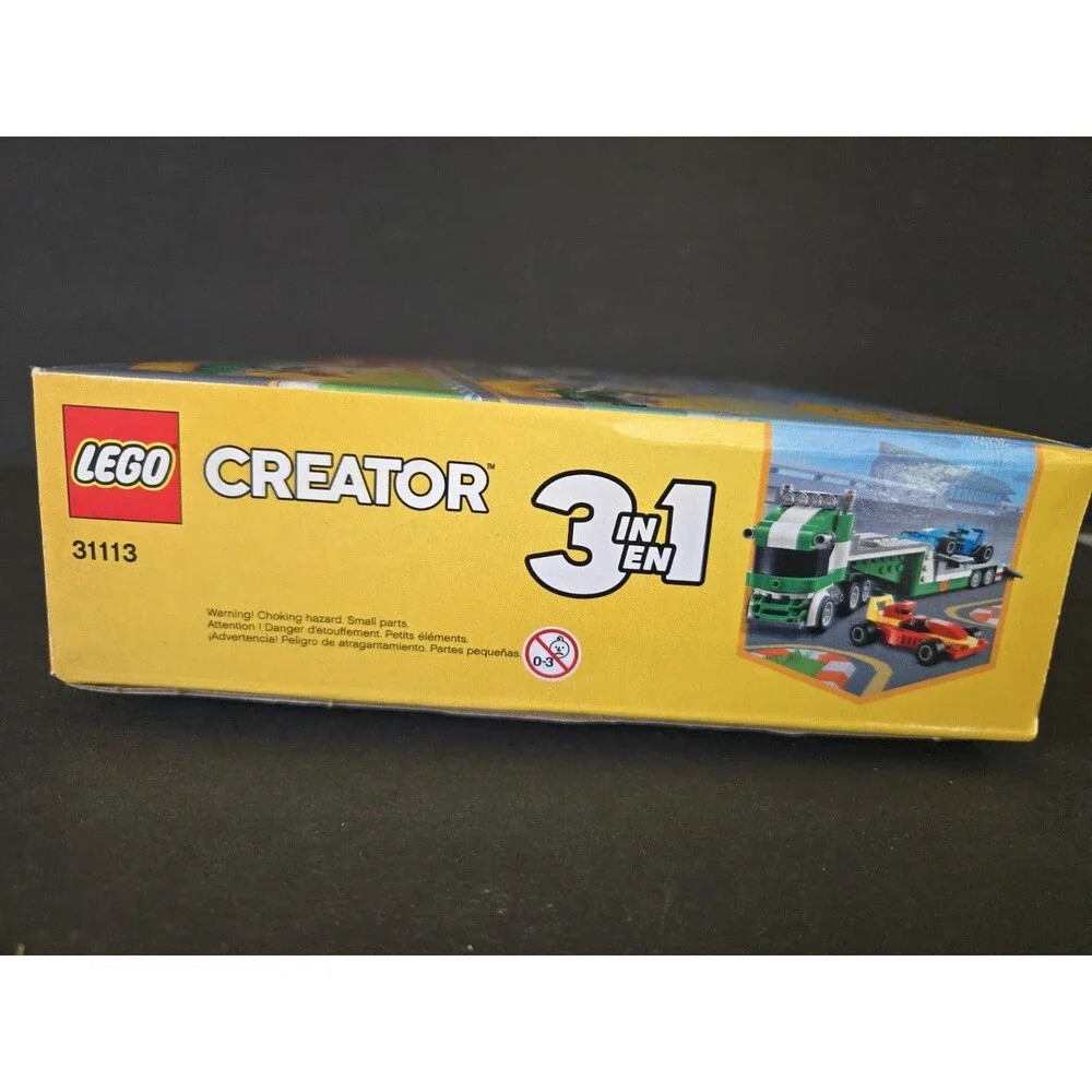 NEW LEGO Creator 3 In 1 Race Car Transporter 31113 Sealed Slight Box Dent